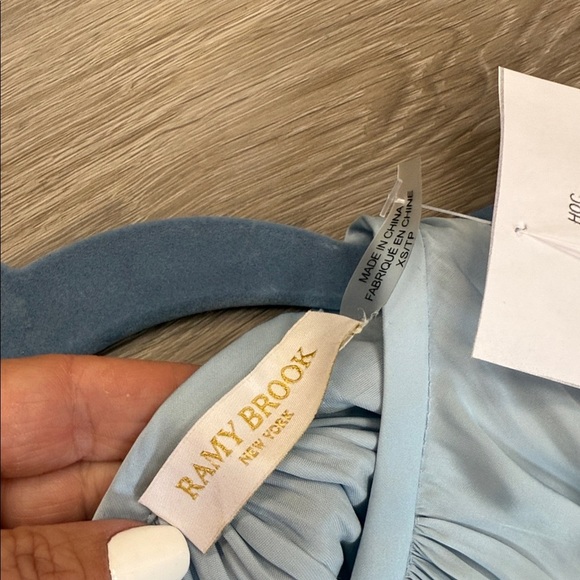 ☀️Ramy Brook Sky Blue High Low Dress - Picture 4 of 4